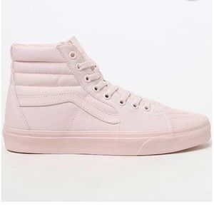 light pink high top vans